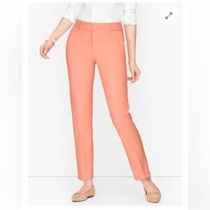 Talbots  Hampshire Coral Straight-Leg ankle Dress Pants Size 2P